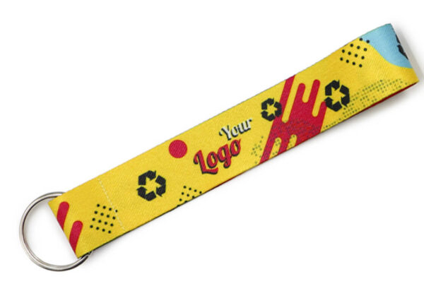 Accessorio compatto e resistente in poliestere personalizzato con logo, ideale per fiere ed eventi, ordinabile su AMGS Group.