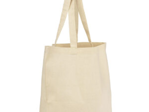 Borsa cotone promozionale TOBI 140 g in beige, personalizzabile con logo.
