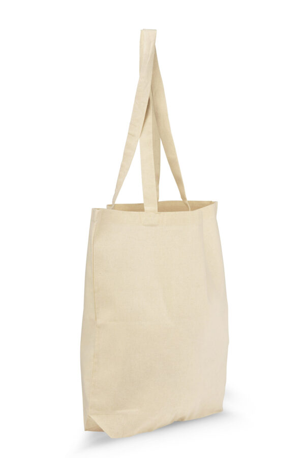 Borsa cotone promozionale TOBI 140 g in beige, personalizzabile con logo.